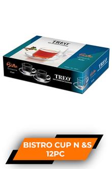 Treo Bistro Cup N Saucer Set 12pc